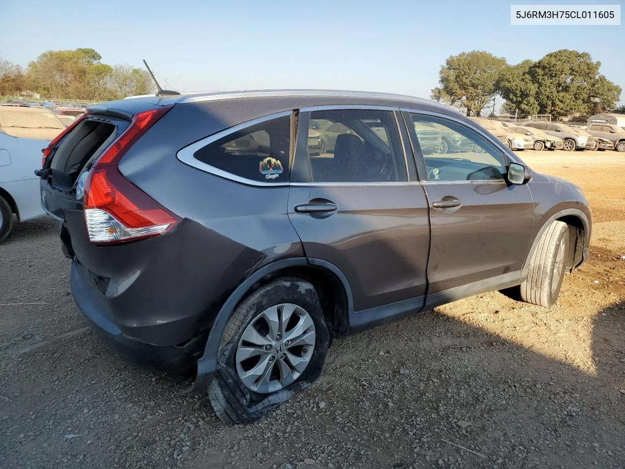 2012 Honda Cr-V Exl VIN: 5J6RM3H75CL011605 Lot: 77901684