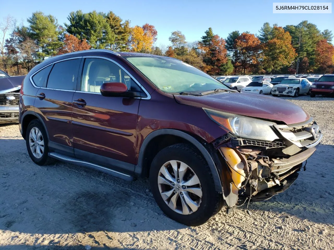 2012 Honda Cr-V Exl VIN: 5J6RM4H79CL028154 Lot: 77966974