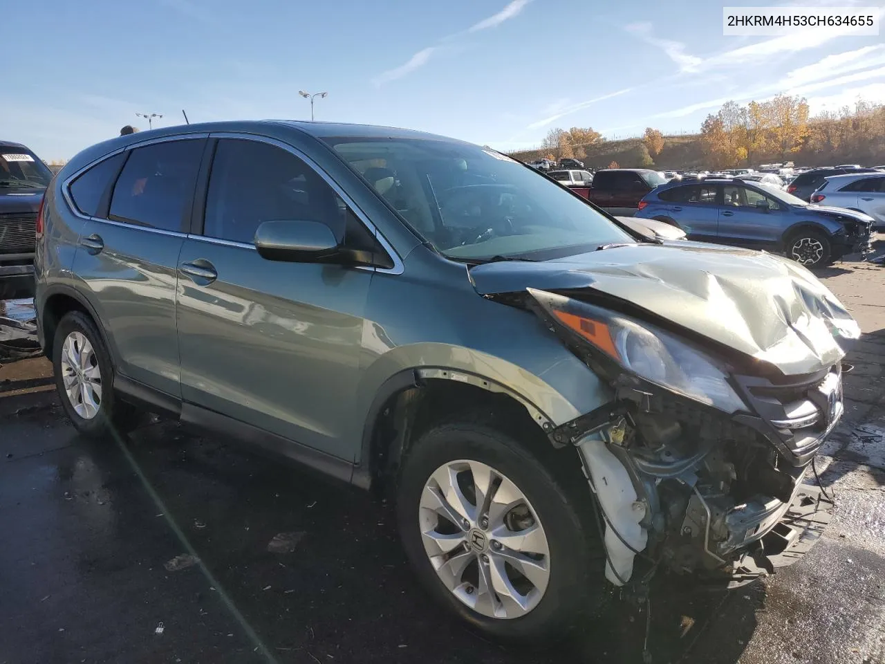 2012 Honda Cr-V Ex VIN: 2HKRM4H53CH634655 Lot: 78072424