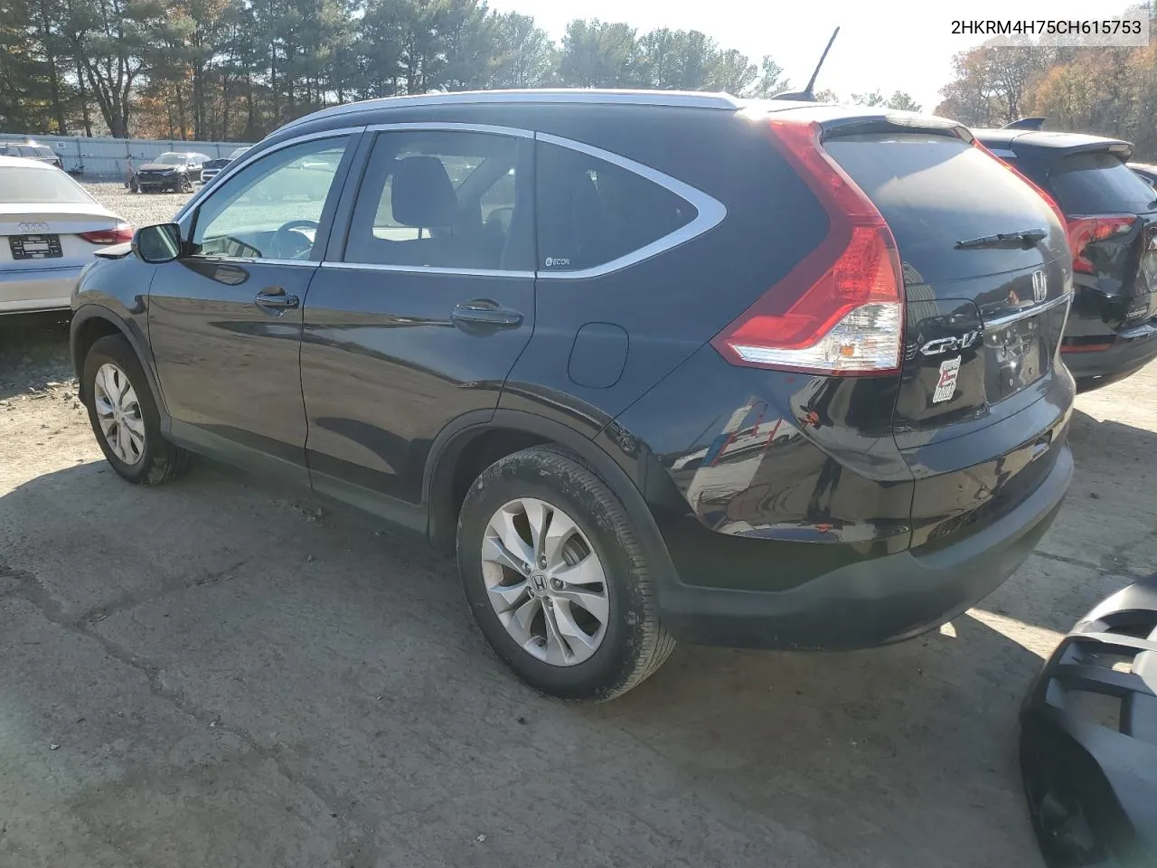 2012 Honda Cr-V Exl VIN: 2HKRM4H75CH615753 Lot: 78094894