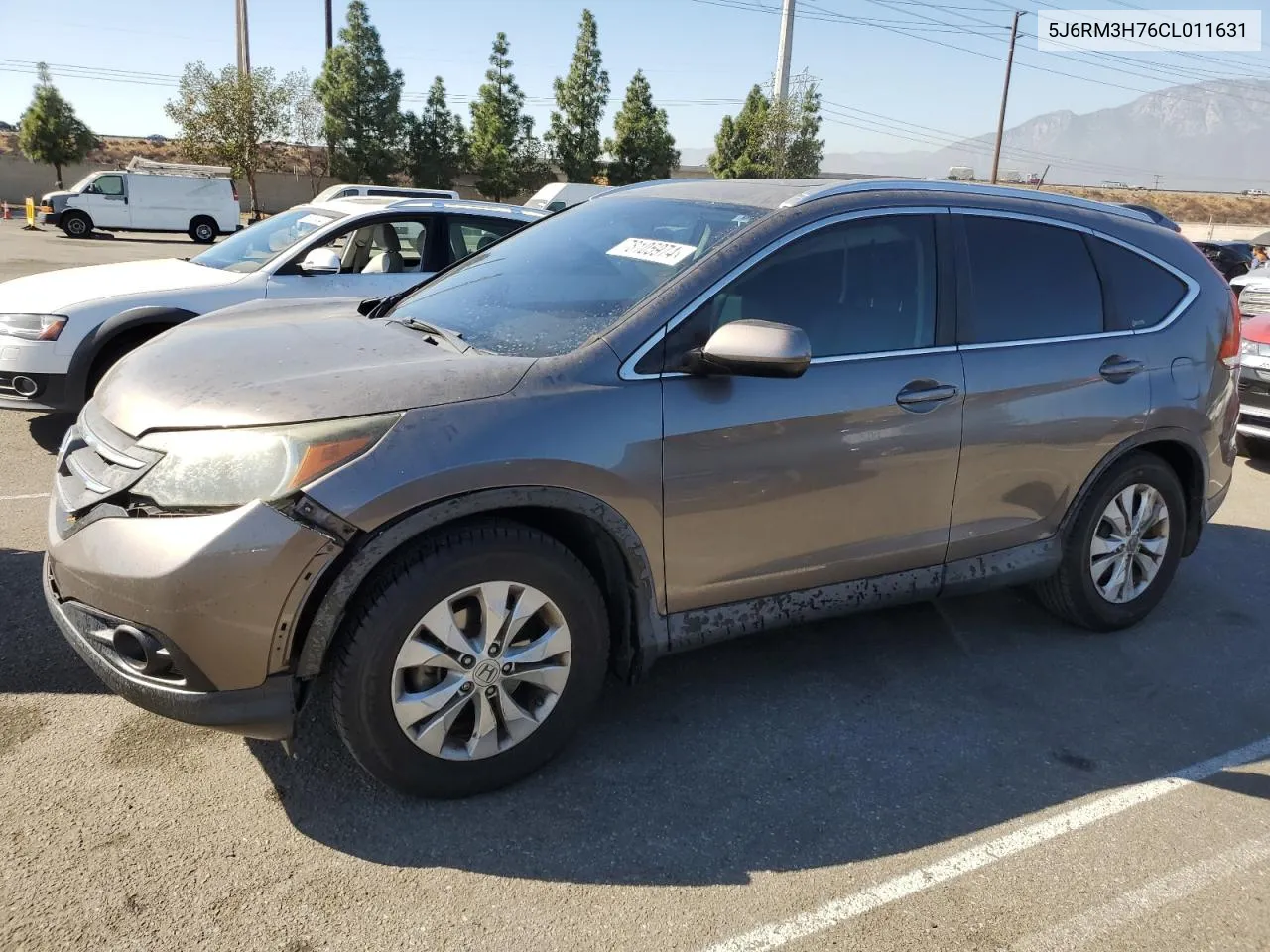 2012 Honda Cr-V Exl VIN: 5J6RM3H76CL011631 Lot: 78105974