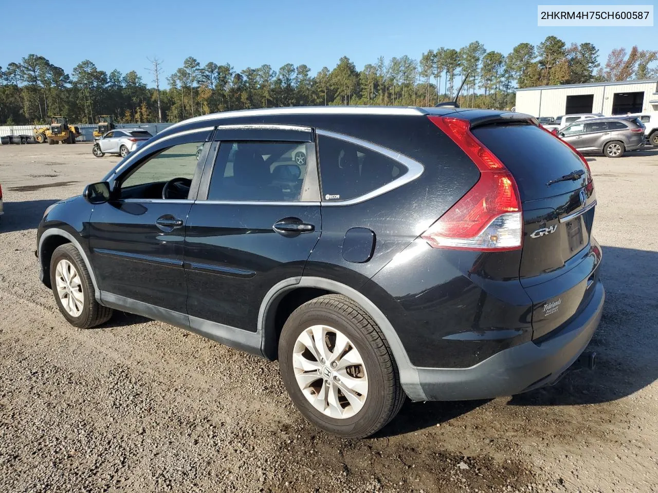 2012 Honda Cr-V Exl VIN: 2HKRM4H75CH600587 Lot: 78134374