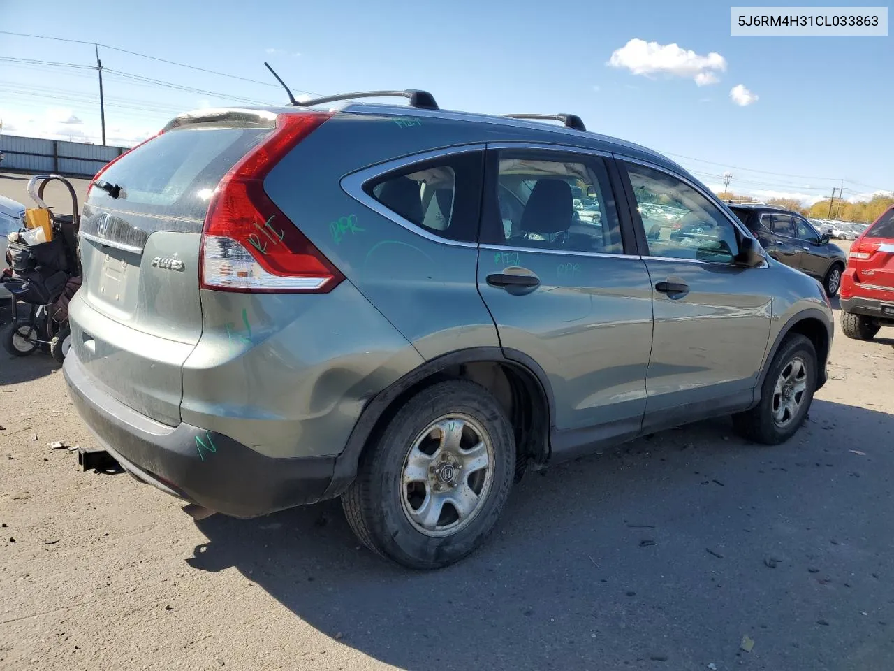 2012 Honda Cr-V Lx VIN: 5J6RM4H31CL033863 Lot: 78139884