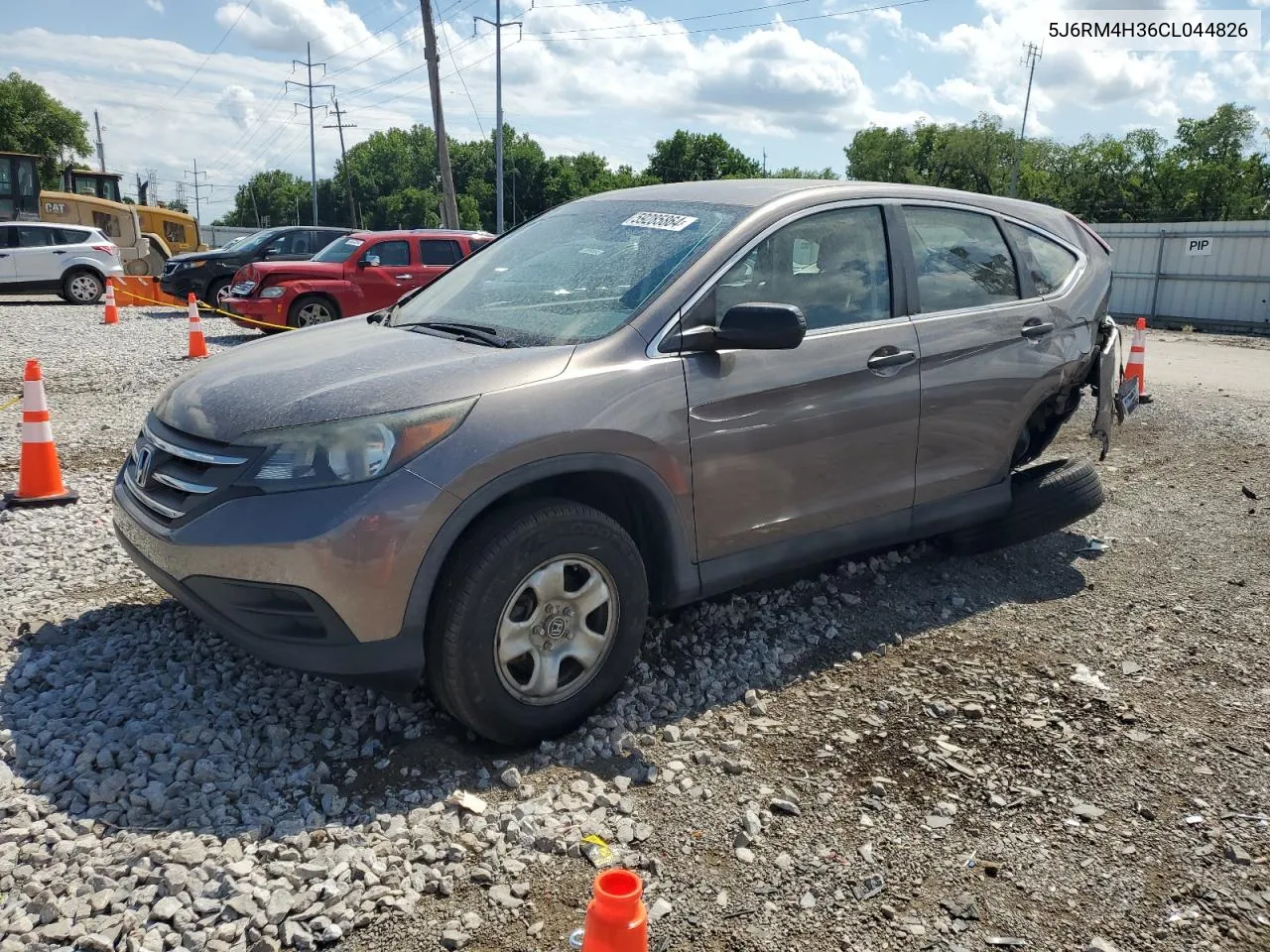 2012 Honda Cr-V Lx VIN: 5J6RM4H36CL044826 Lot: 78369824