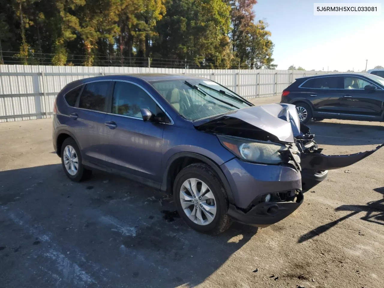 2012 Honda Cr-V Ex VIN: 5J6RM3H5XCL033081 Lot: 78506104