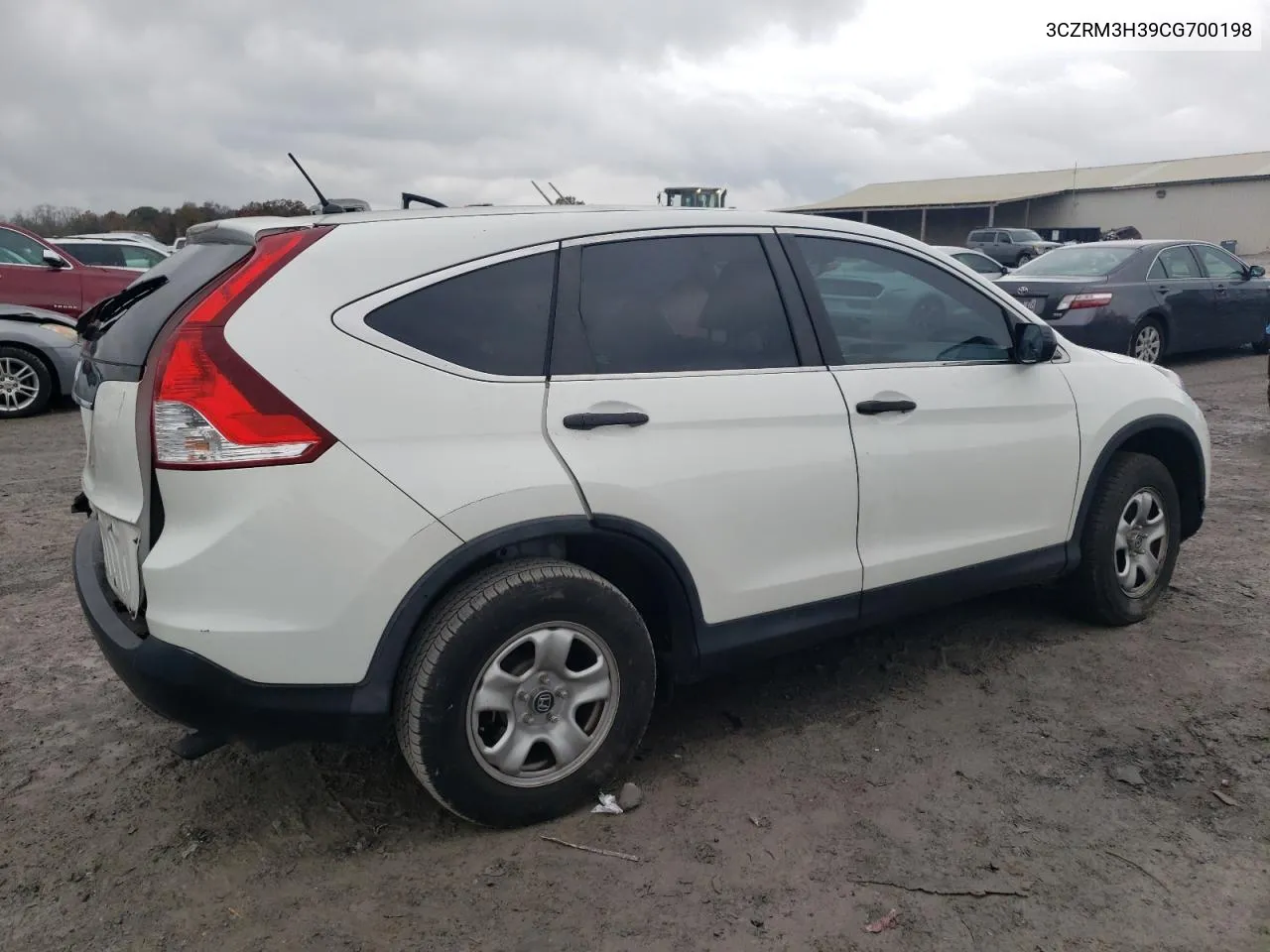 2012 Honda Cr-V Lx VIN: 3CZRM3H39CG700198 Lot: 78609684