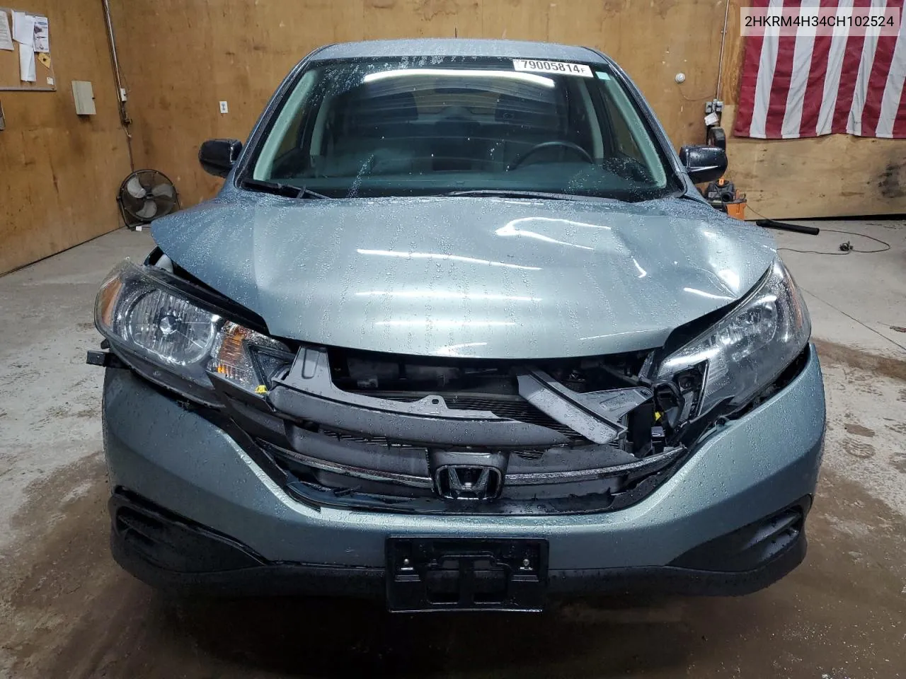 2012 Honda Cr-V Lx VIN: 2HKRM4H34CH102524 Lot: 79005814