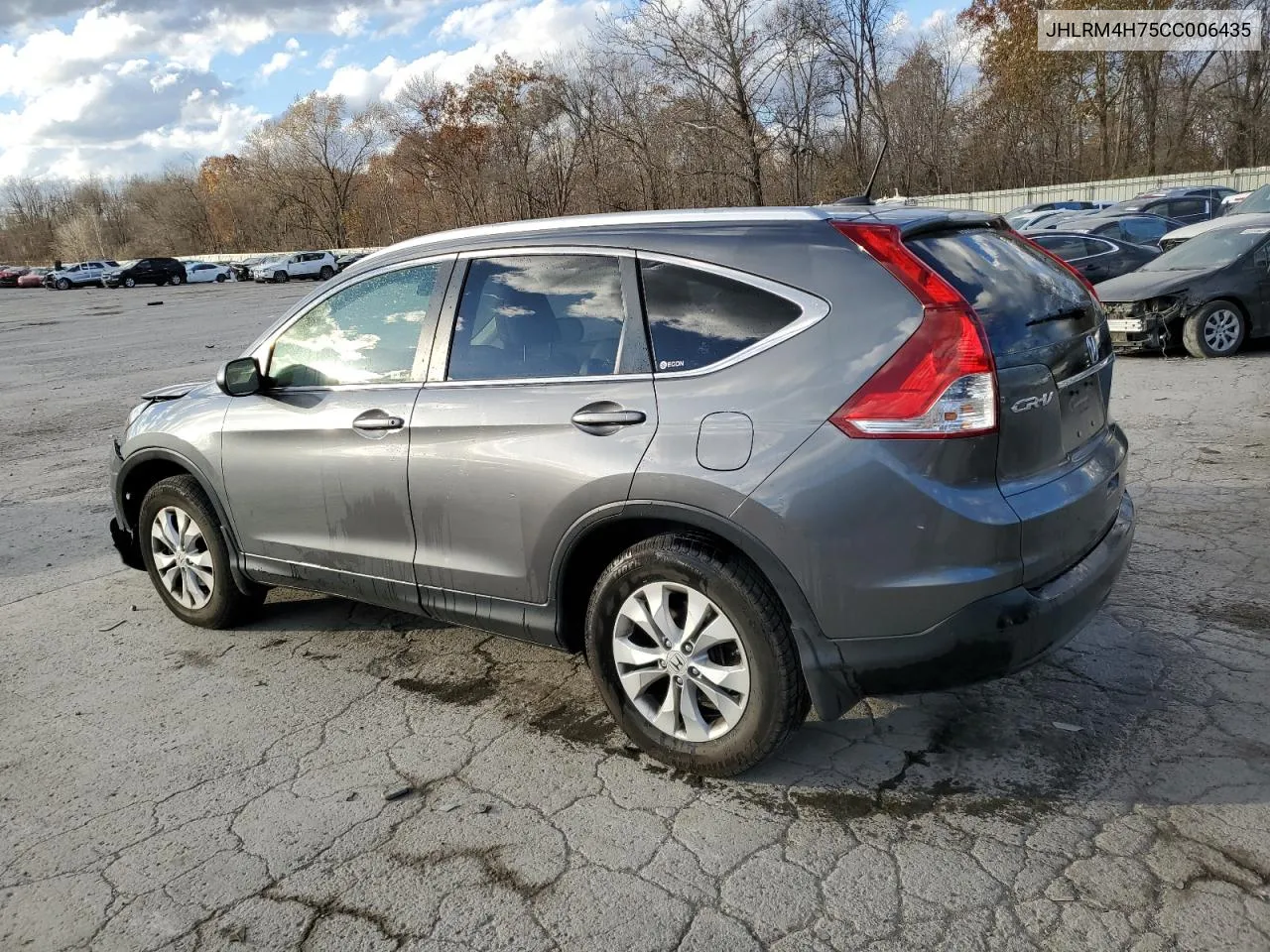 2012 Honda Cr-V Exl VIN: JHLRM4H75CC006435 Lot: 79205394