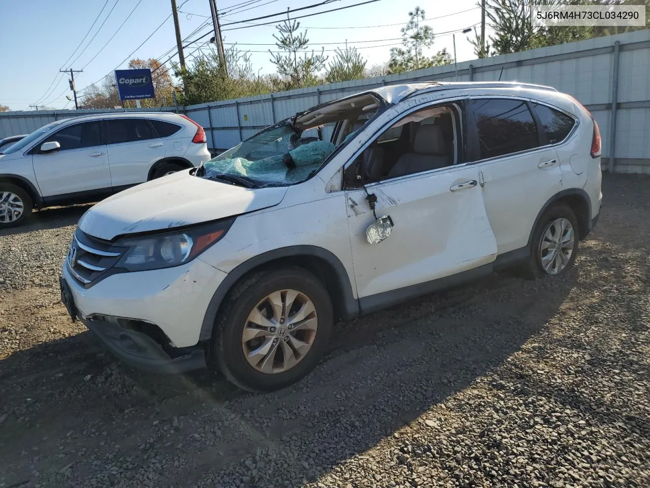 2012 Honda Cr-V Exl VIN: 5J6RM4H73CL034290 Lot: 79278944