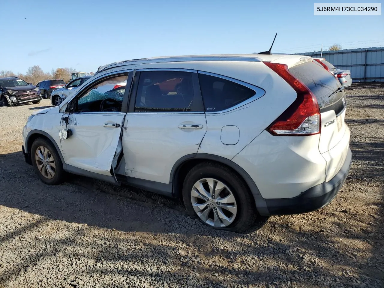 2012 Honda Cr-V Exl VIN: 5J6RM4H73CL034290 Lot: 79278944