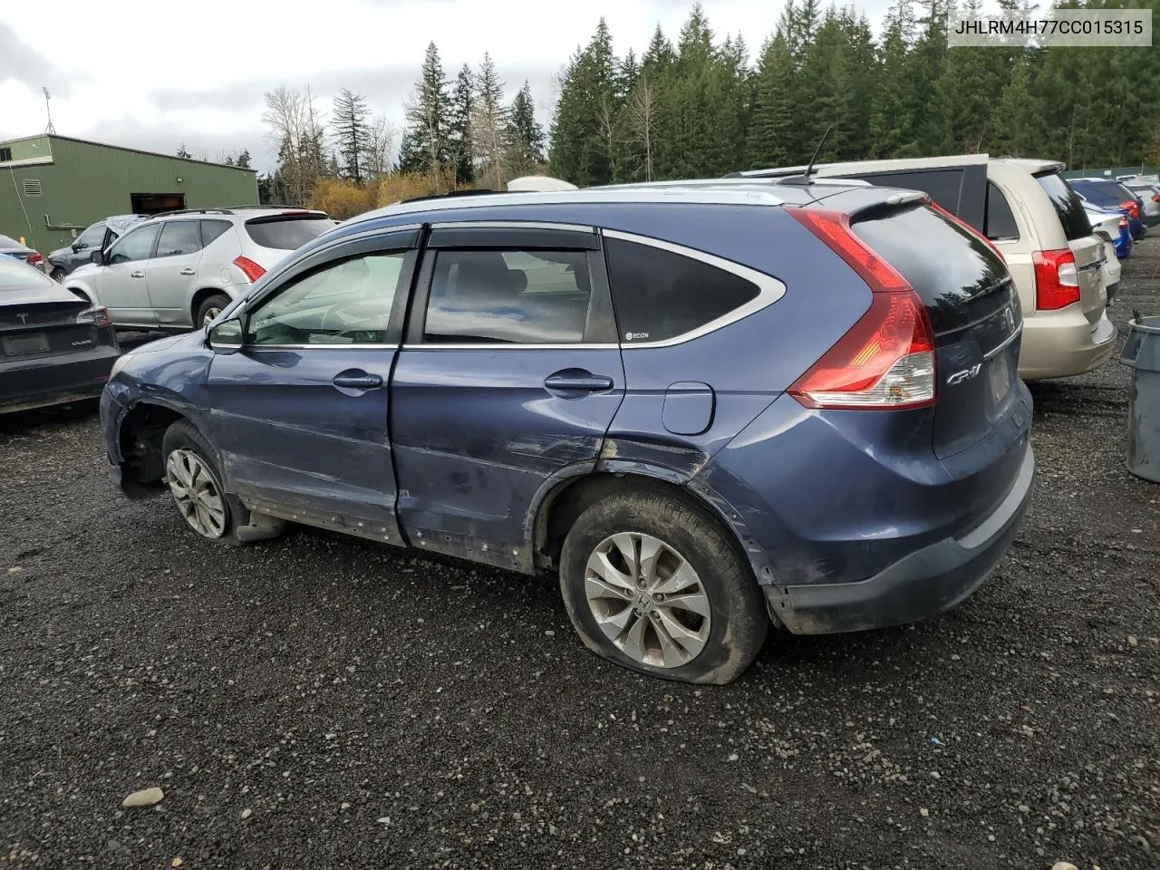 2012 Honda Cr-V Exl VIN: JHLRM4H77CC015315 Lot: 80961874