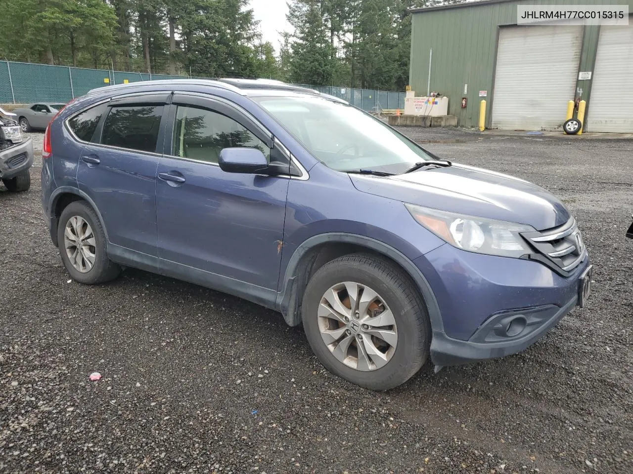 2012 Honda Cr-V Exl VIN: JHLRM4H77CC015315 Lot: 80961874