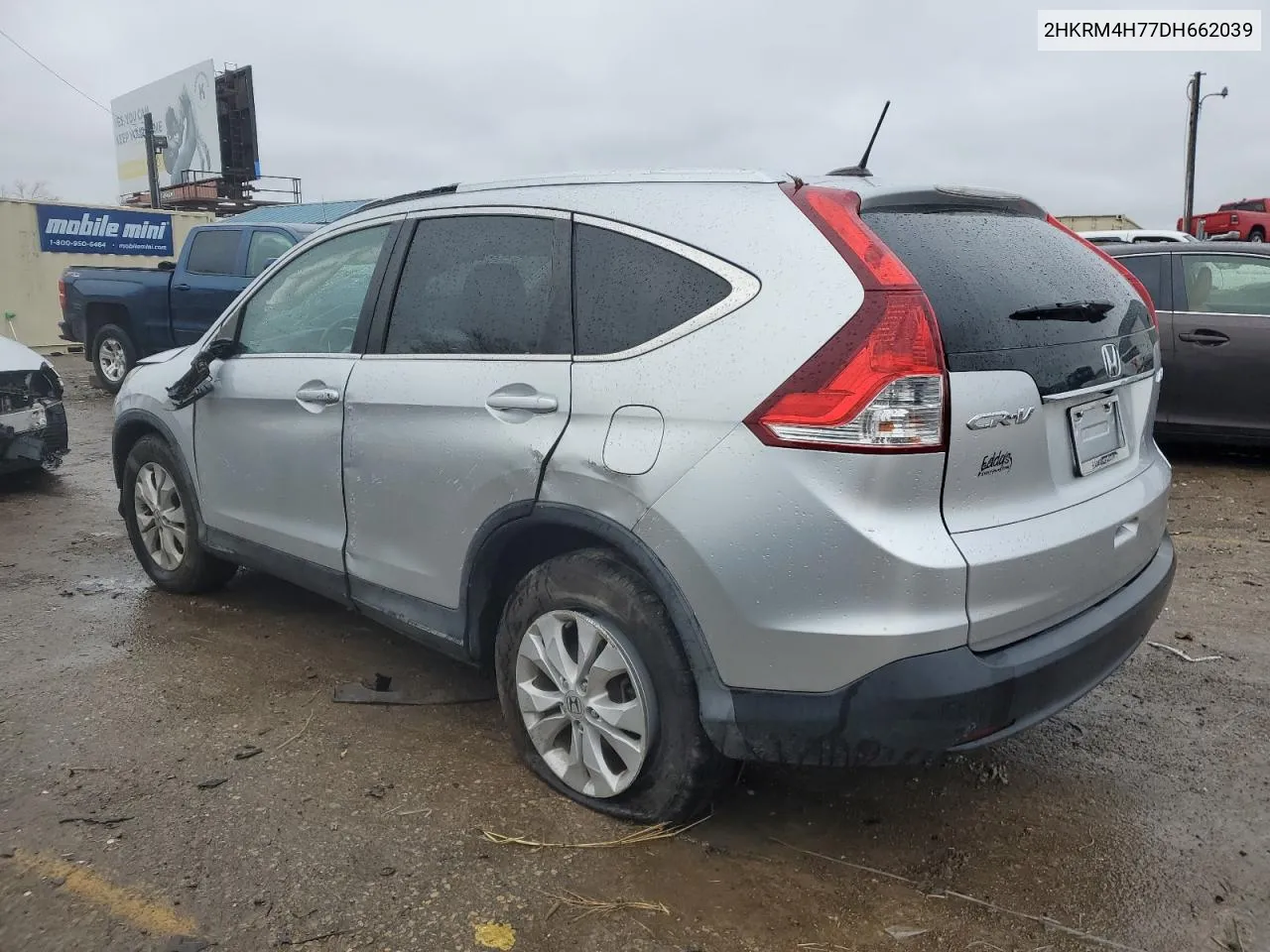 2013 Honda Cr-V Exl VIN: 2HKRM4H77DH662039 Lot: 37538374