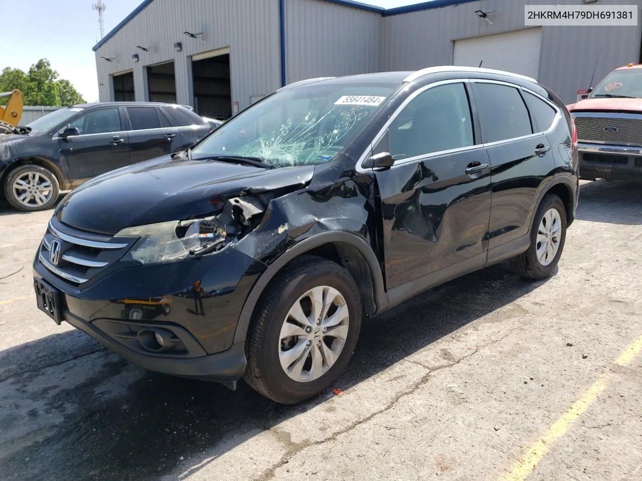 2013 Honda Cr-V Exl VIN: 2HKRM4H79DH691381 Lot: 55641484