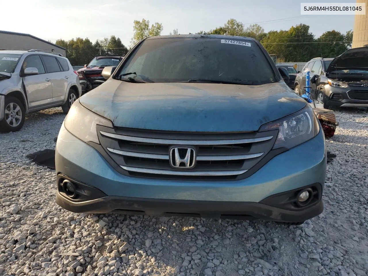 2013 Honda Cr-V Ex VIN: 5J6RM4H55DL081045 Lot: 57427854