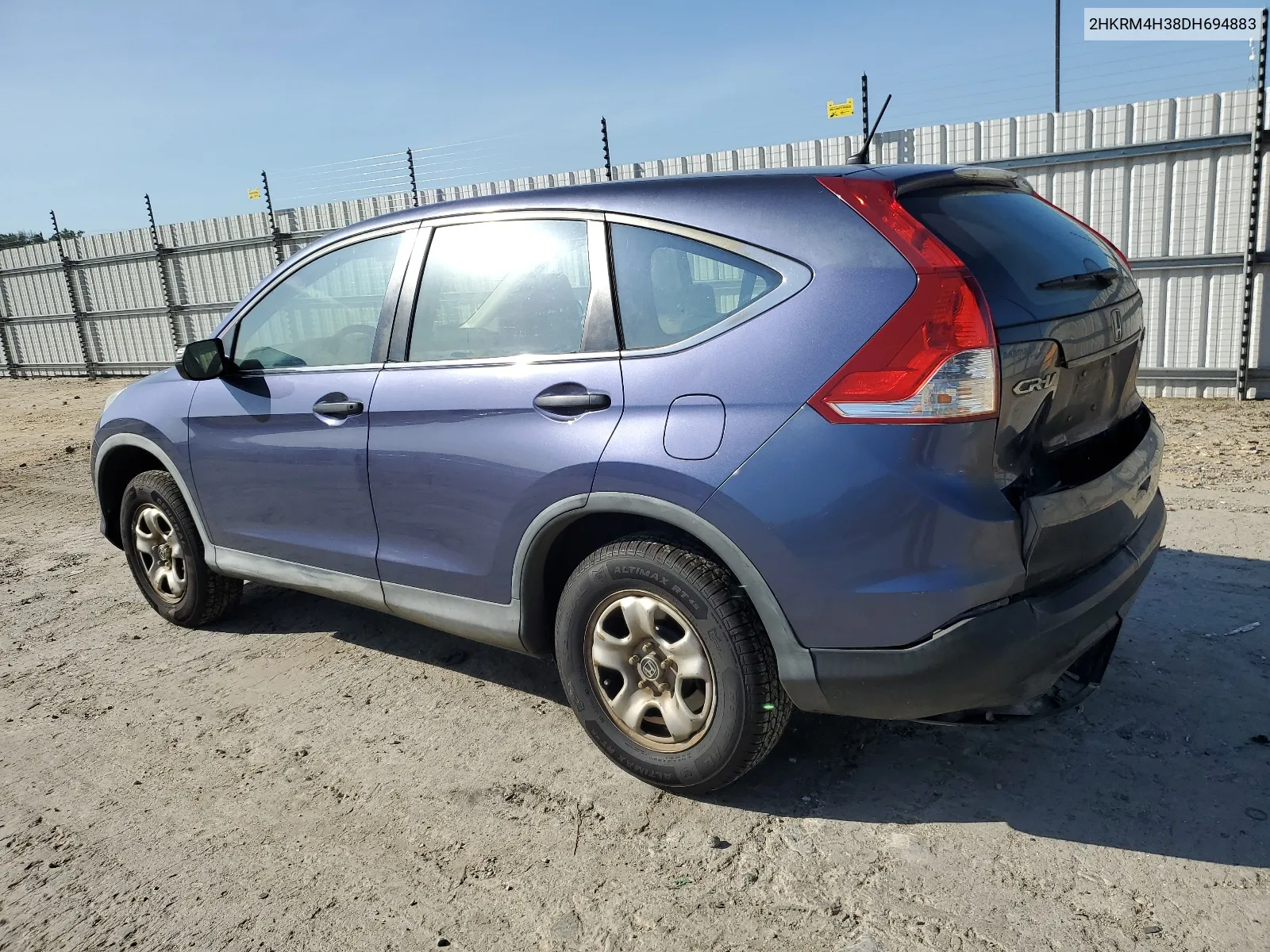 2013 Honda Cr-V Lx VIN: 2HKRM4H38DH694883 Lot: 57620544