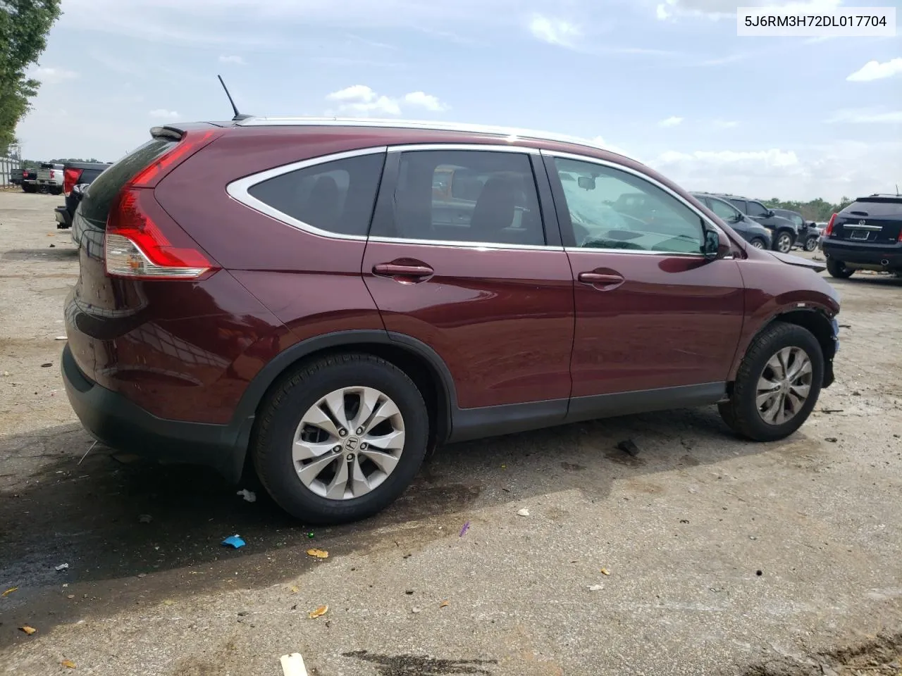 2013 Honda Cr-V Exl VIN: 5J6RM3H72DL017704 Lot: 58033624