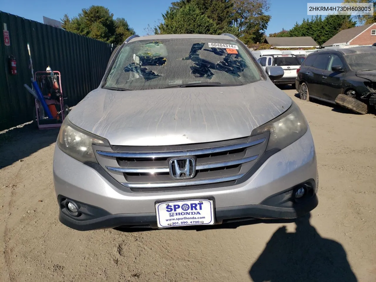 2013 Honda Cr-V Exl VIN: 2HKRM4H73DH603005 Lot: 60484314