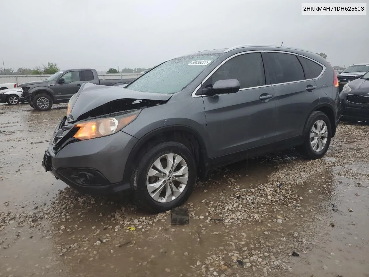 2013 Honda Cr-V Exl VIN: 2HKRM4H71DH625603 Lot: 60839224