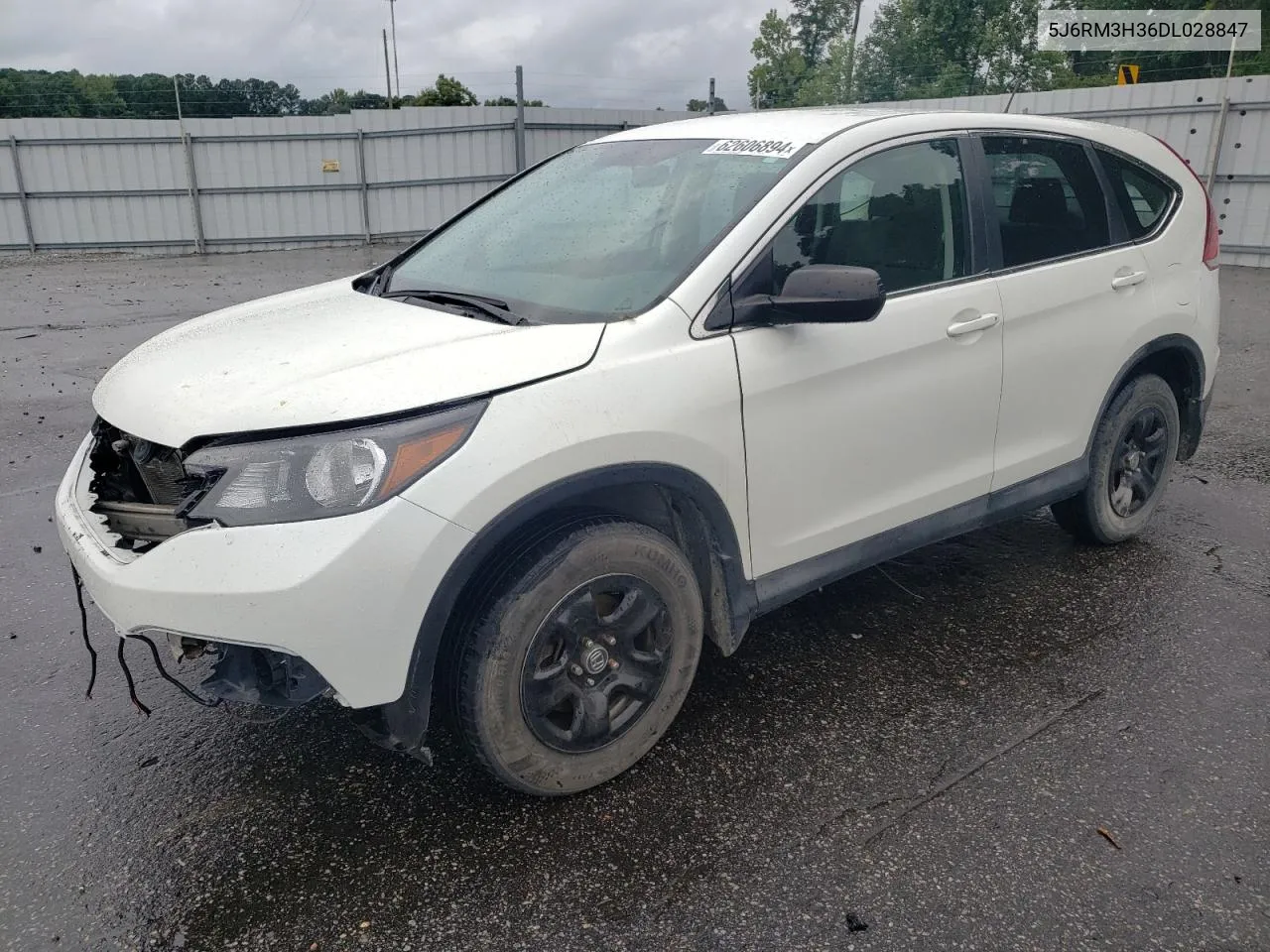 2013 Honda Cr-V Lx VIN: 5J6RM3H36DL028847 Lot: 62606894