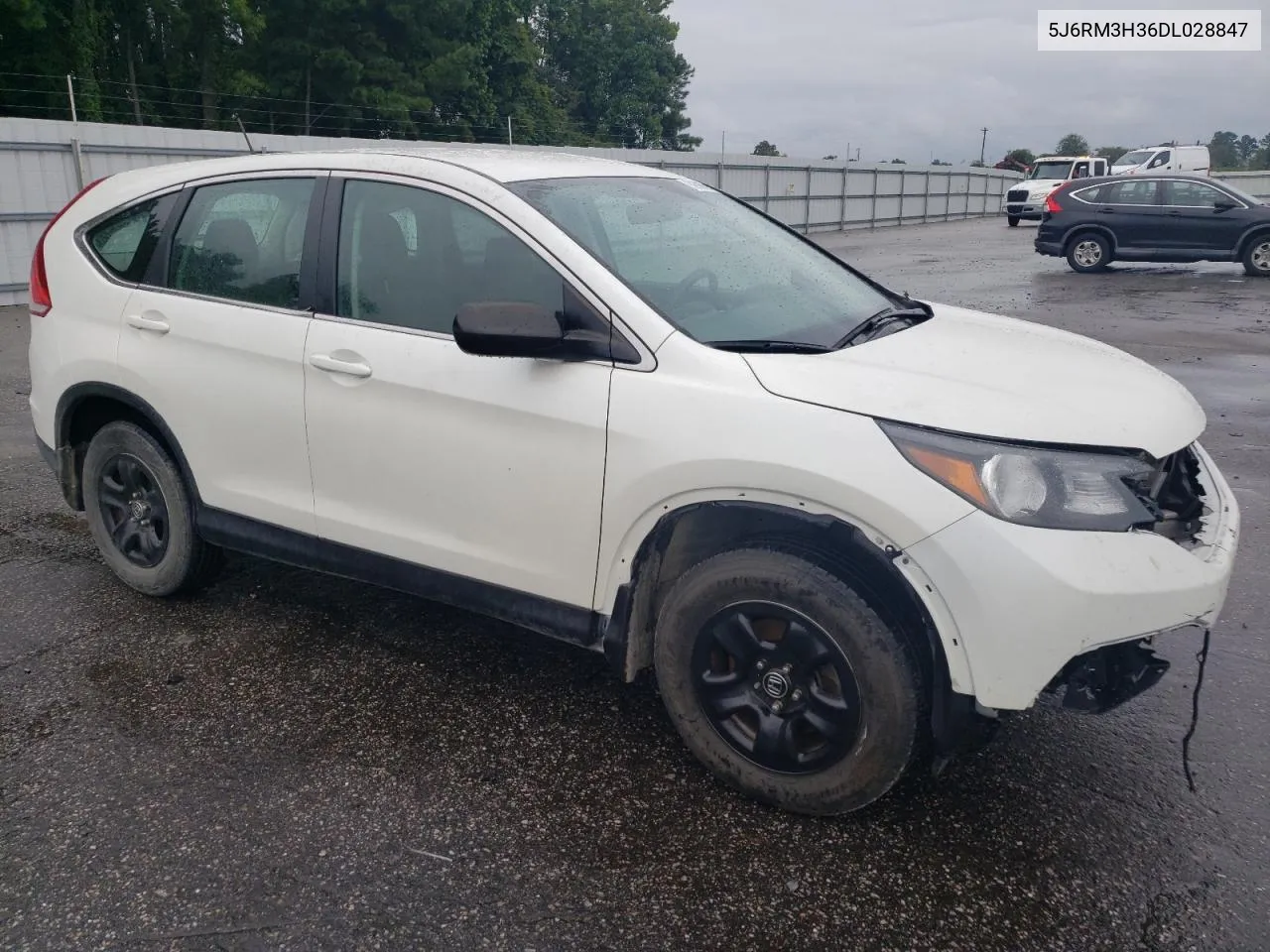 2013 Honda Cr-V Lx VIN: 5J6RM3H36DL028847 Lot: 62606894