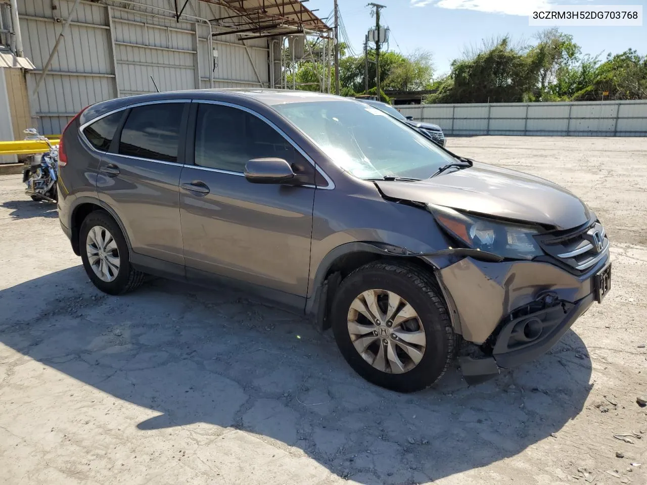 2013 Honda Cr-V Ex VIN: 3CZRM3H52DG703768 Lot: 63685434