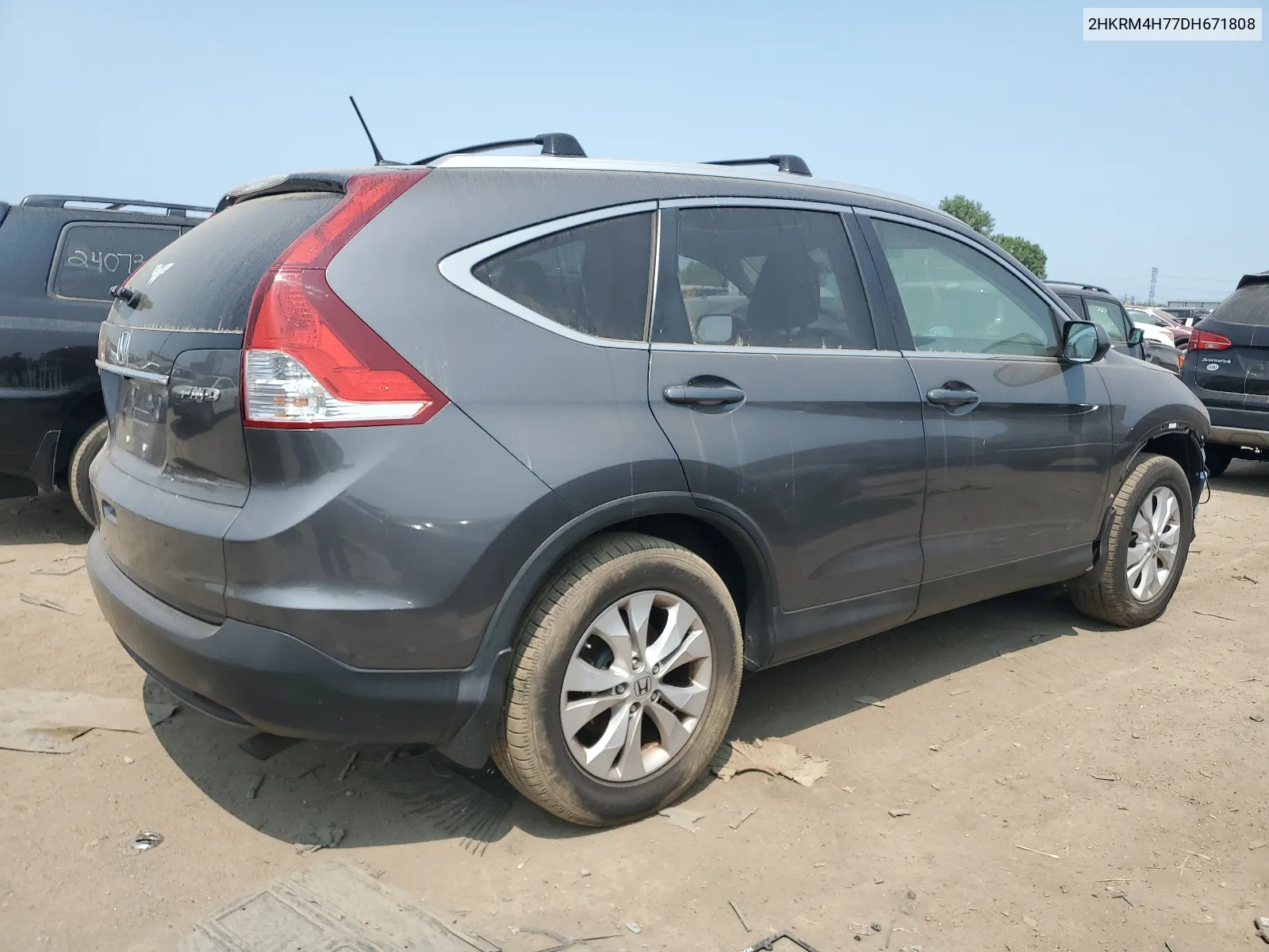 2013 Honda Cr-V Exl VIN: 2HKRM4H77DH671808 Lot: 63800464