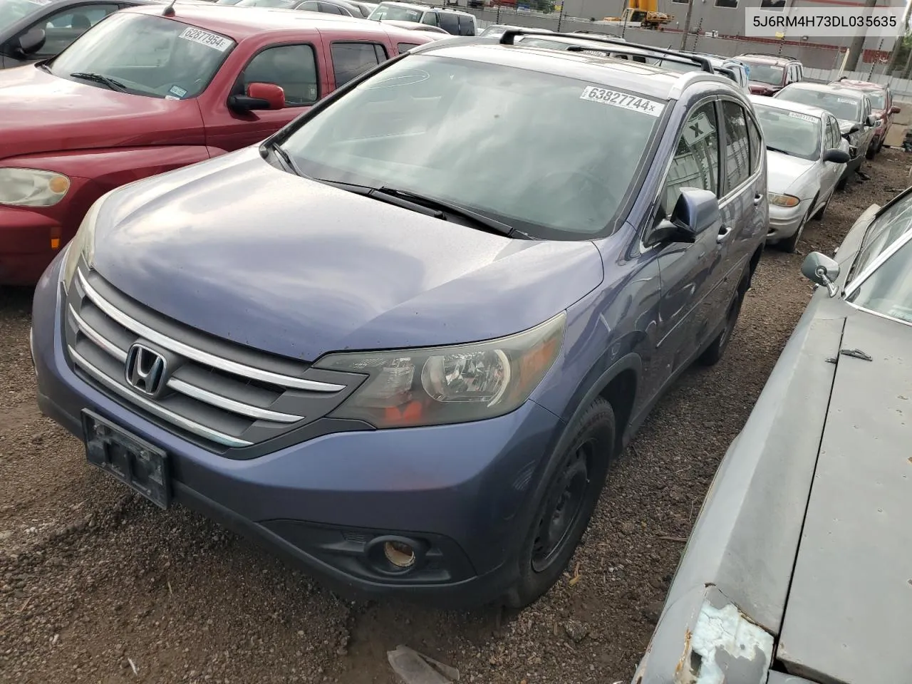 2013 Honda Cr-V Exl VIN: 5J6RM4H73DL035635 Lot: 63827744