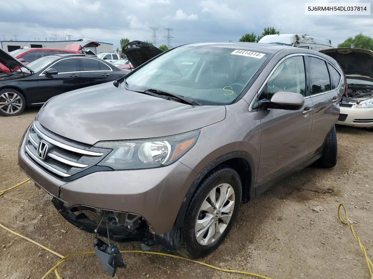 2013 Honda Cr-V Ex VIN: 5J6RM4H54DL037814 Lot: 64414514