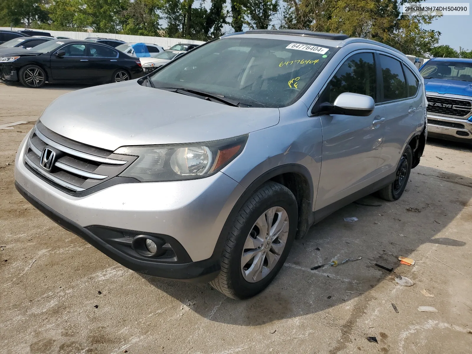 2HKRM3H74DH504090 2013 Honda Cr-V Exl