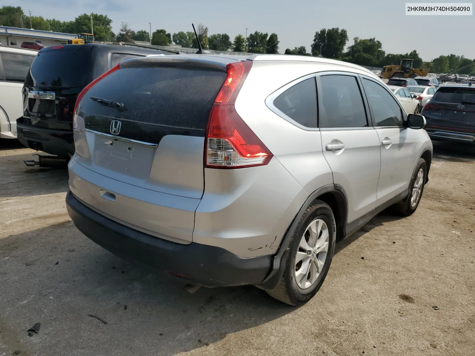 2013 Honda Cr-V Exl VIN: 2HKRM3H74DH504090 Lot: 64776404