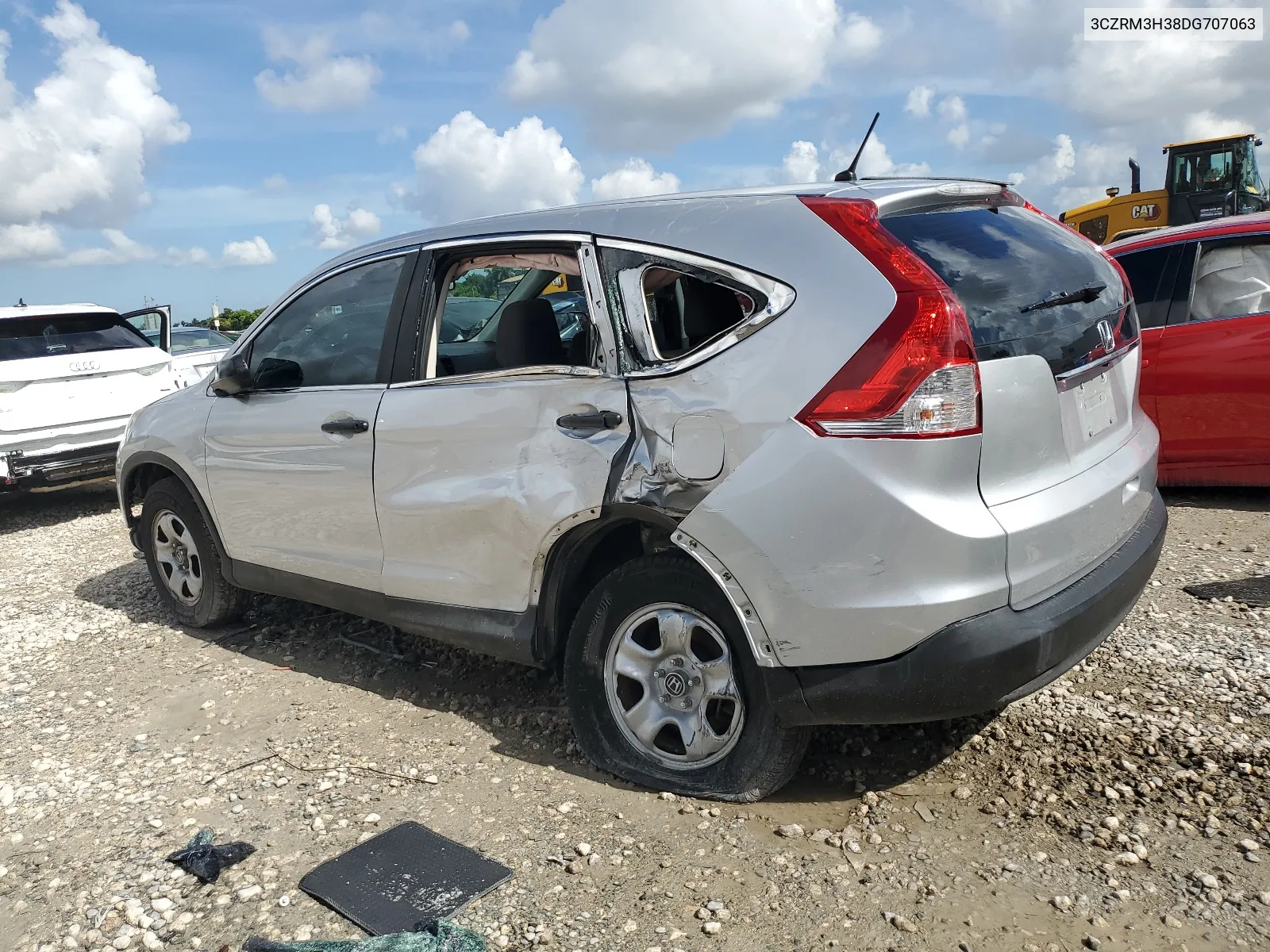 2013 Honda Cr-V Lx VIN: 3CZRM3H38DG707063 Lot: 64956004