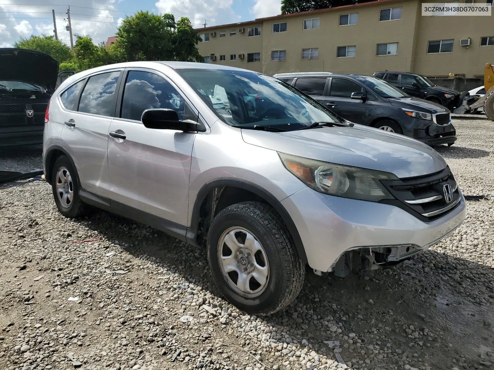 2013 Honda Cr-V Lx VIN: 3CZRM3H38DG707063 Lot: 64956004