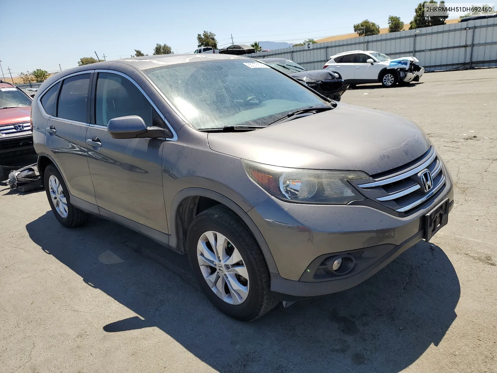 2013 Honda Cr-V Ex VIN: 2HKRM4H51DH692460 Lot: 65376594