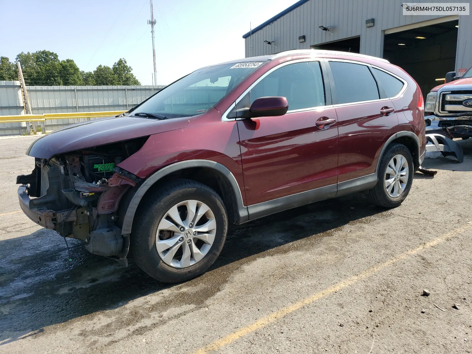 2013 Honda Cr-V Exl VIN: 5J6RM4H75DL057135 Lot: 65953254