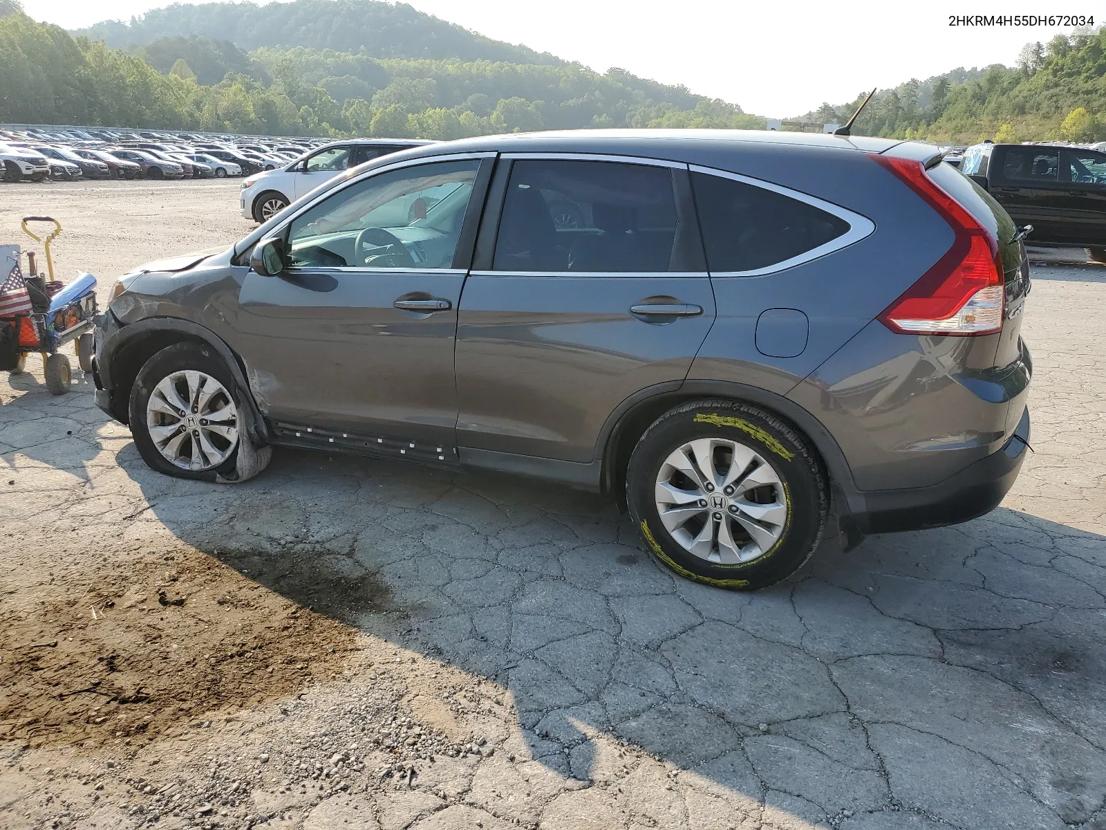 2013 Honda Cr-V Ex VIN: 2HKRM4H55DH672034 Lot: 66161744