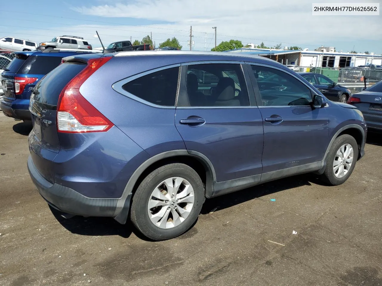 2013 Honda Cr-V Exl VIN: 2HKRM4H77DH626562 Lot: 66436174