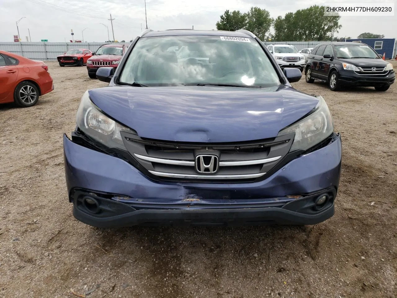 2013 Honda Cr-V Exl VIN: 2HKRM4H77DH609230 Lot: 66802094