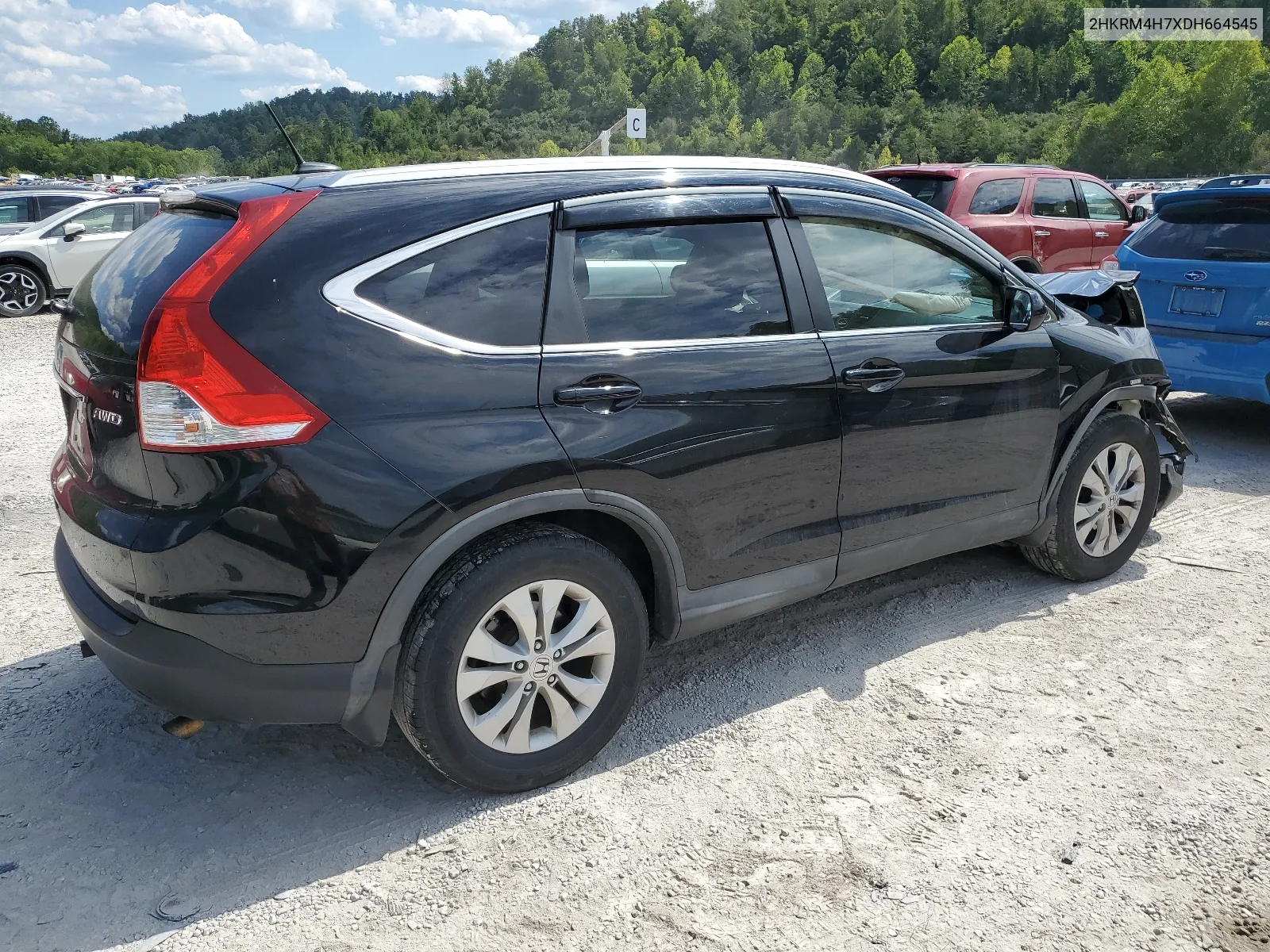 2013 Honda Cr-V Exl VIN: 2HKRM4H7XDH664545 Lot: 67285504