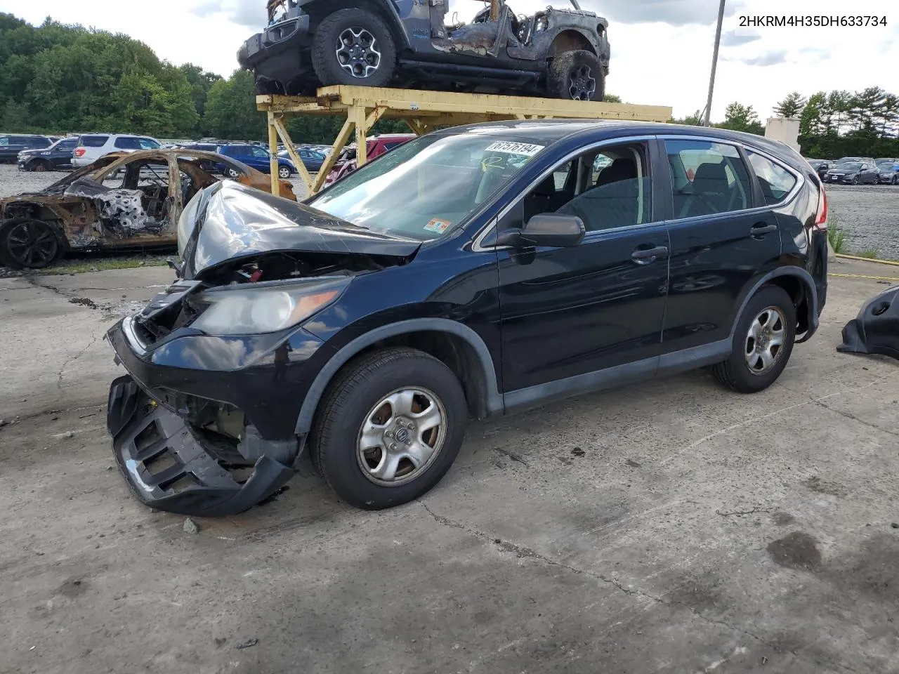 2HKRM4H35DH633734 2013 Honda Cr-V Lx