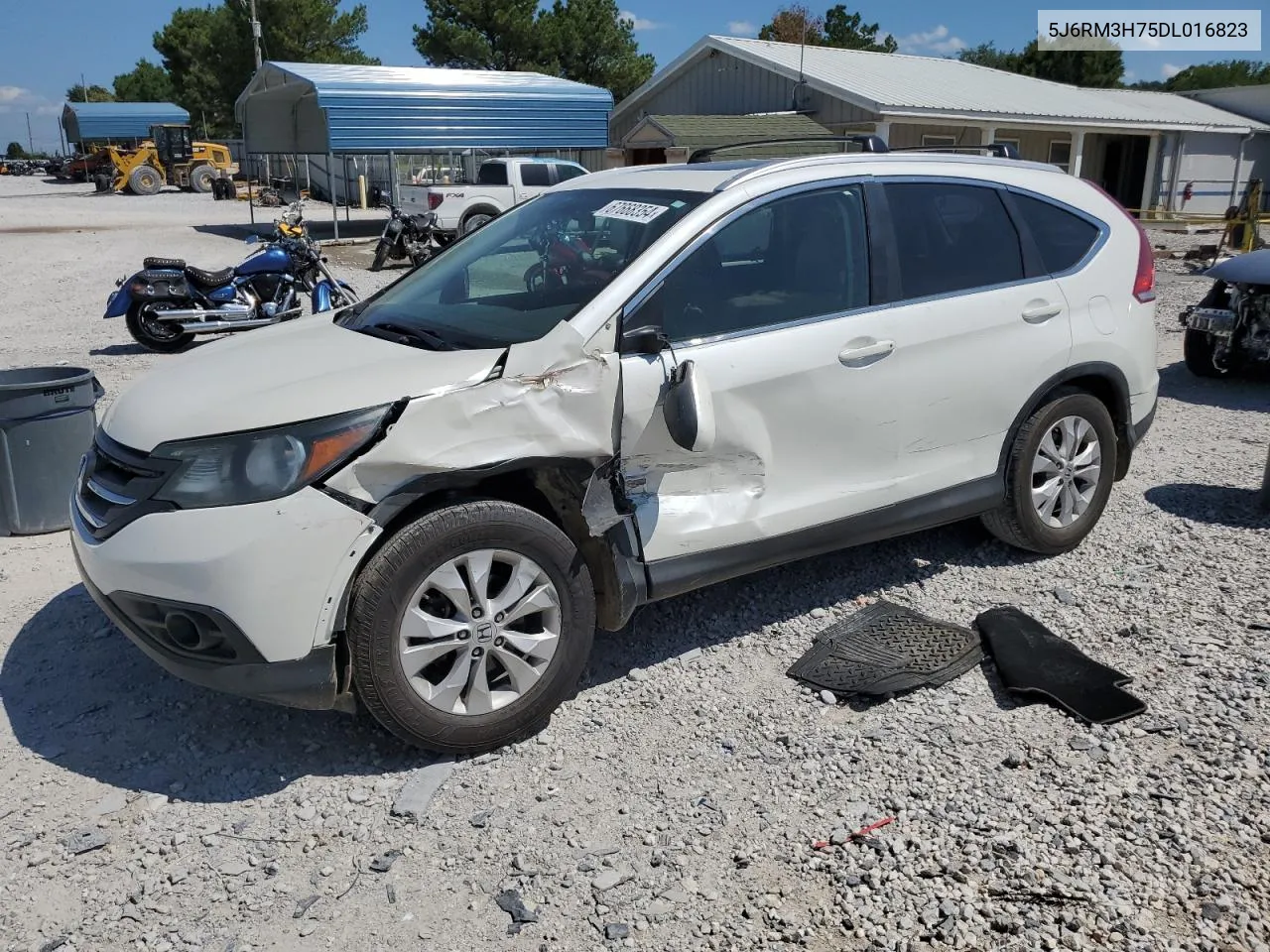 2013 Honda Cr-V Exl VIN: 5J6RM3H75DL016823 Lot: 67668354