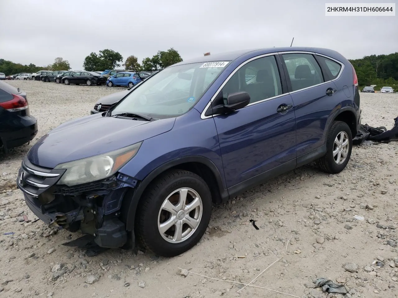 2013 Honda Cr-V Lx VIN: 2HKRM4H31DH606644 Lot: 68077914