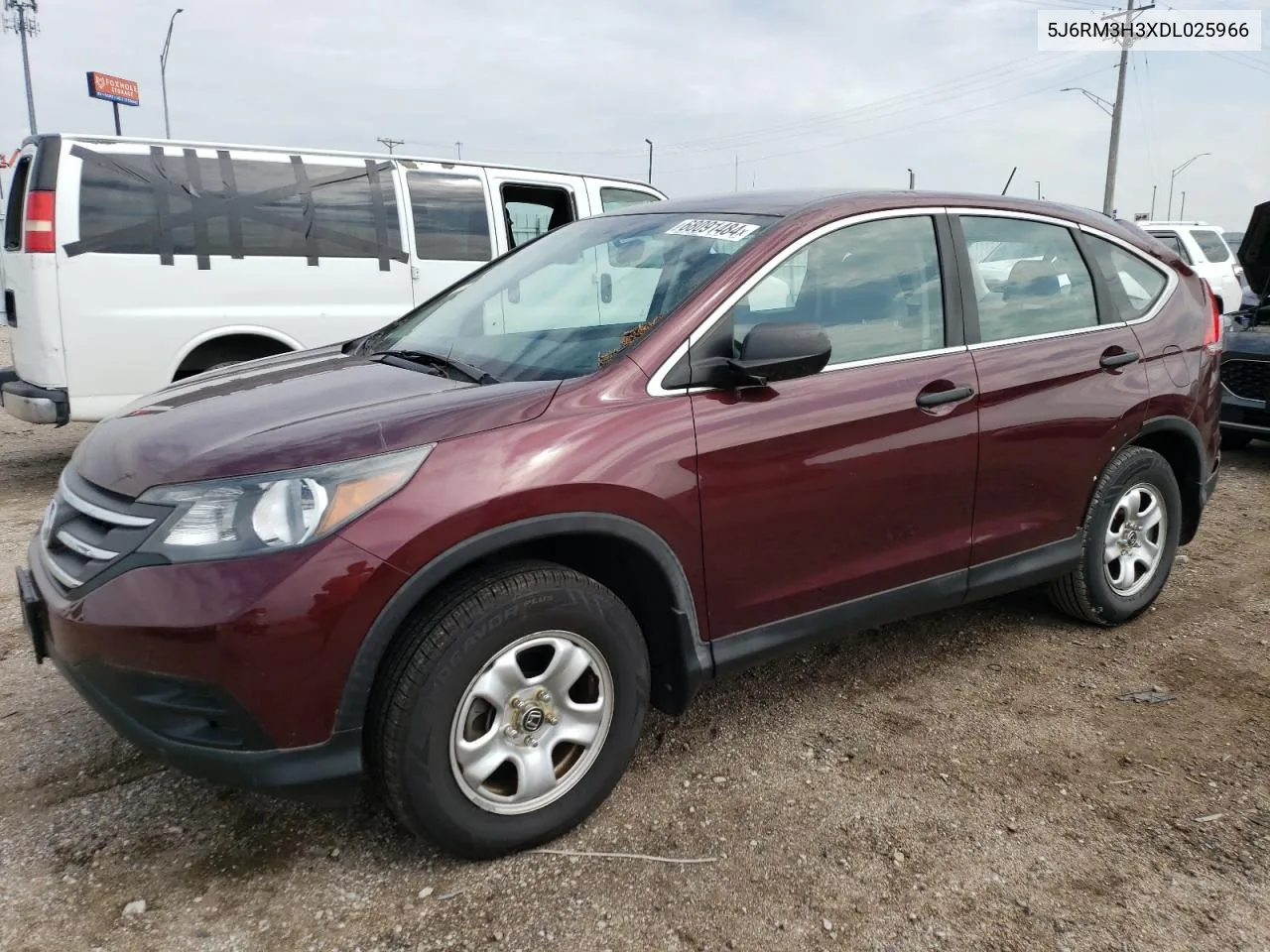 2013 Honda Cr-V Lx VIN: 5J6RM3H3XDL025966 Lot: 68091484