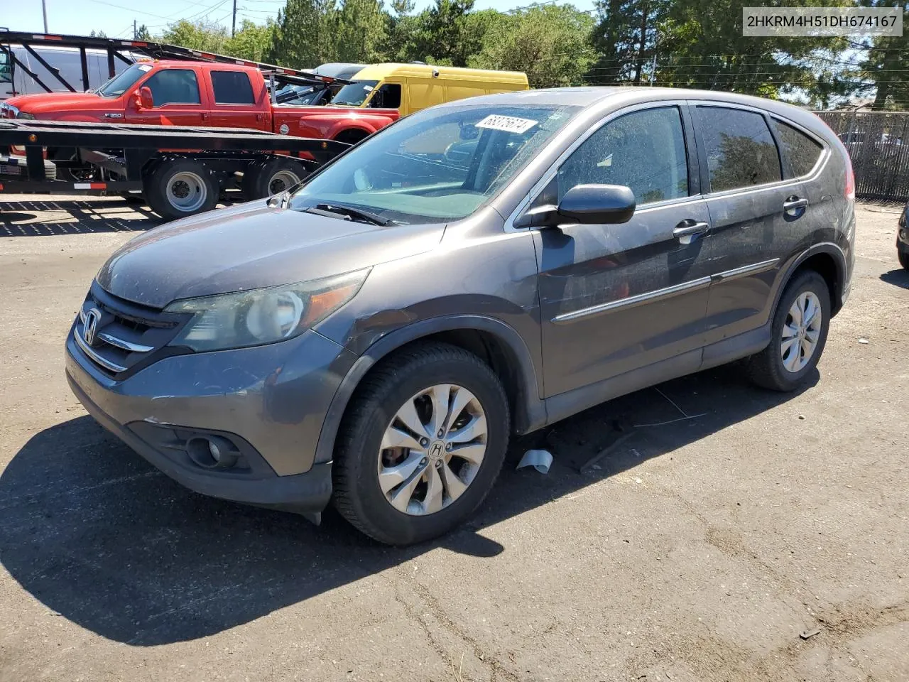 2013 Honda Cr-V Ex VIN: 2HKRM4H51DH674167 Lot: 68375674