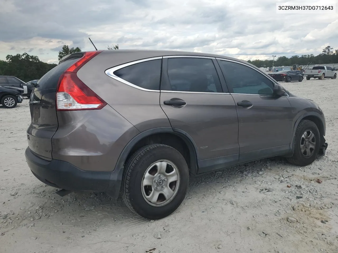 2013 Honda Cr-V Lx VIN: 3CZRM3H37DG712643 Lot: 68737104