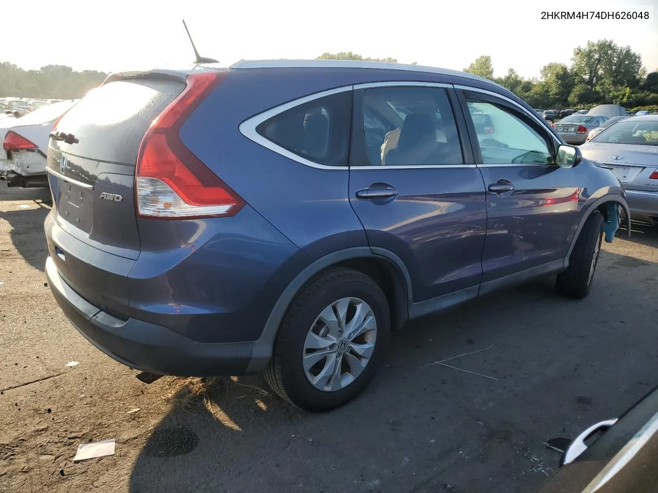 2013 Honda Cr-V Exl VIN: 2HKRM4H74DH626048 Lot: 68982304