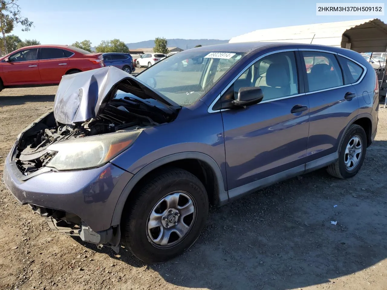 2013 Honda Cr-V Lx VIN: 2HKRM3H37DH509152 Lot: 69025914