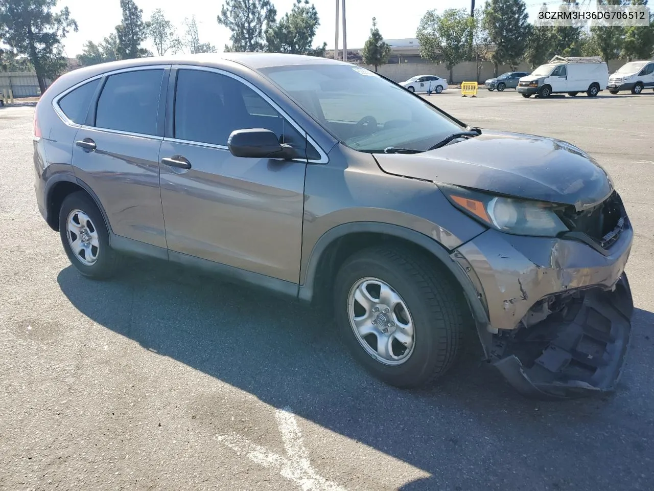 2013 Honda Cr-V Lx VIN: 3CZRM3H36DG706512 Lot: 69065334