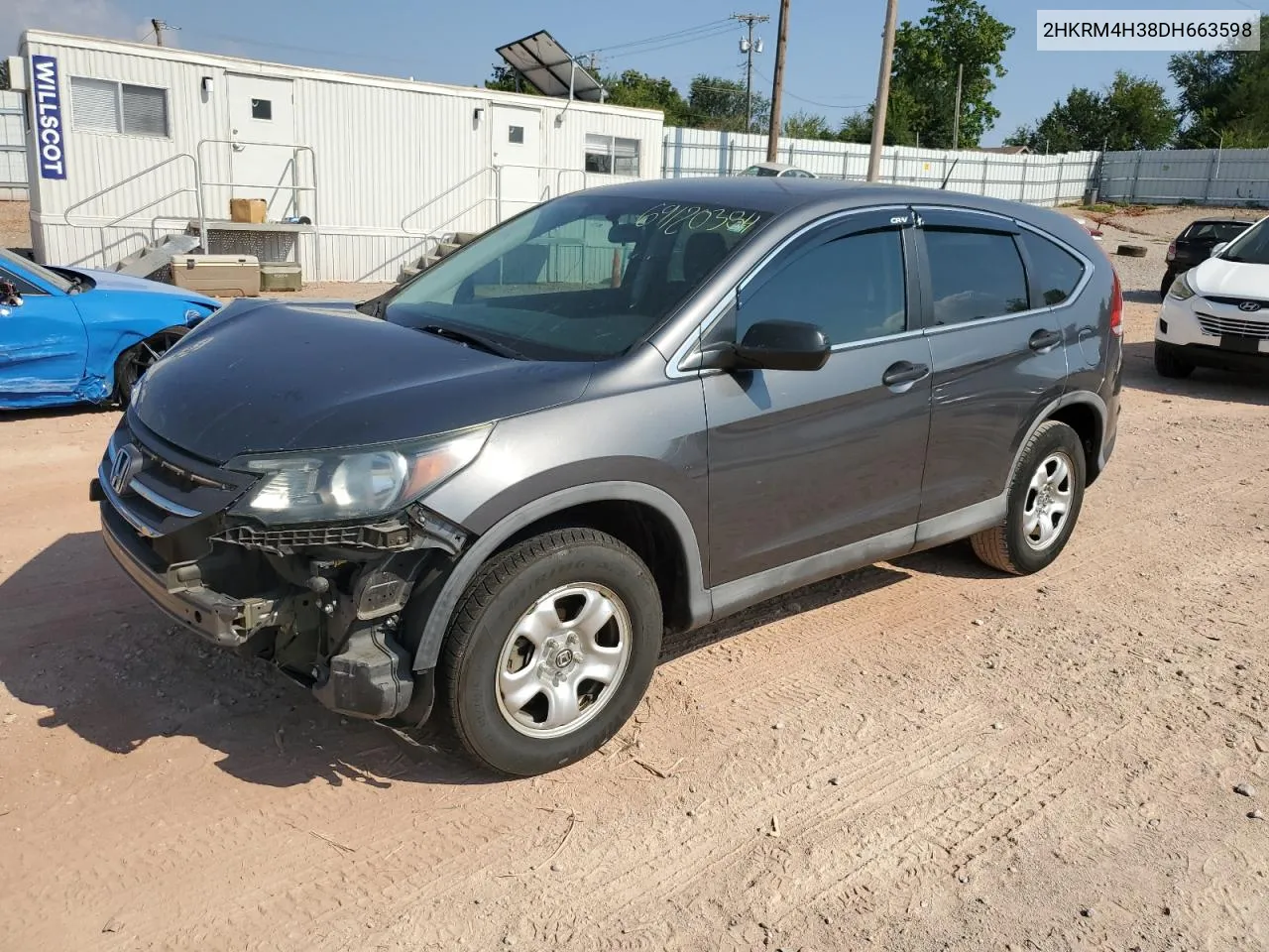 2013 Honda Cr-V Lx VIN: 2HKRM4H38DH663598 Lot: 69120384