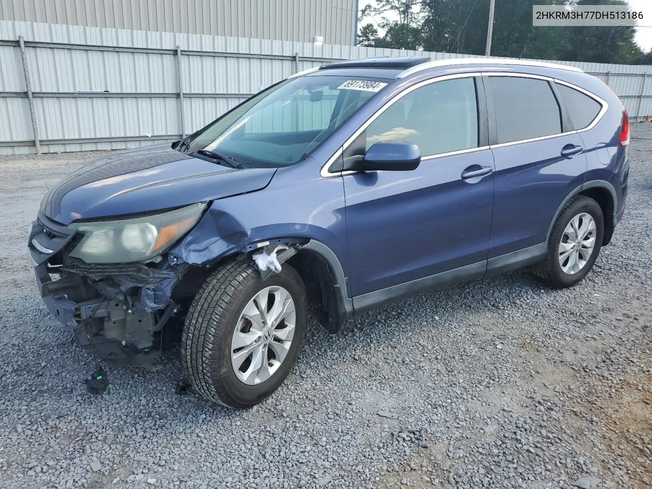 2HKRM3H77DH513186 2013 Honda Cr-V Exl